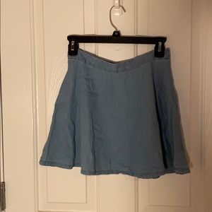Forever 21 denim skater skirt